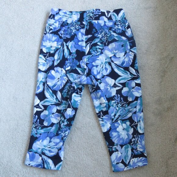 NWOT Belle by Kim Gravel Perfect Pique Fresh Picked Capri, Petite XXSP Twilight - Picture 4 of 15